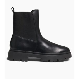 SCHUTZ Billie Leather Chelsea Boots Size 10